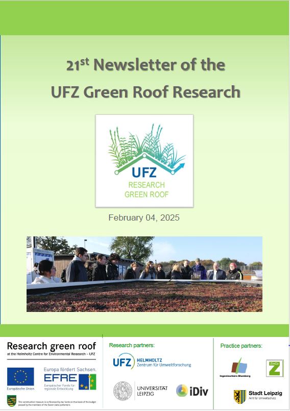 21st UFZ Green Roof Research Newsletter